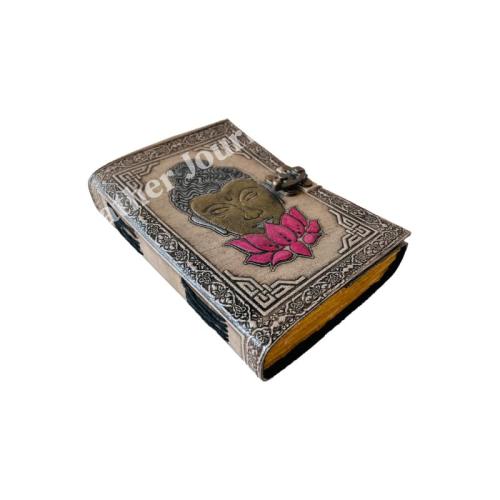 Buddha Book of Shadows Journal for Writing Men & Women School Office Supplies Antique Emboossed Travel Planner Notebook Diary