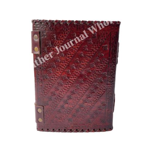 Hocus Pocus Book Of Spells Eye vintage leather book Celtic wiccan journals for writing Charcoal handmade deckle Art paper