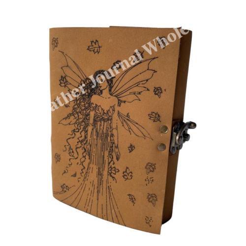 Spell Blank Book of Shadows Journal with Lock Clasp Butterfly Women Laser Cut Vintage Handmade Diary Prayer Planner Journal