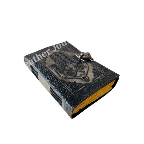 Vintage HUMSA Book of Shadows Journal for Writing Men & Women School Office Supplies Emboossed Travel Planner Notebook Diary
