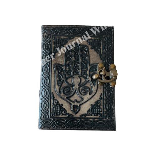 Vintage HUMSA Book of Shadows Journal for Writing Men & Women School Office Supplies Emboossed Travel Planner Notebook Diary