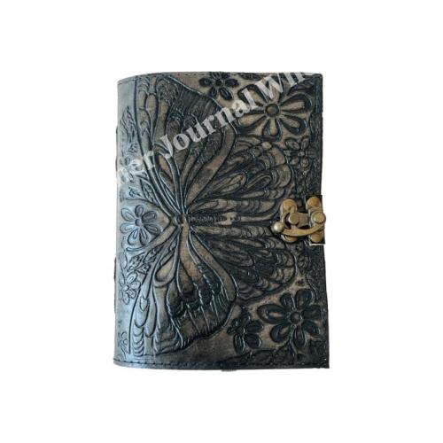 Butterfly Book of Shadows Journal for Writing Men & Women School Office Charcoal Emboossed Travel Planner Notebook Diary