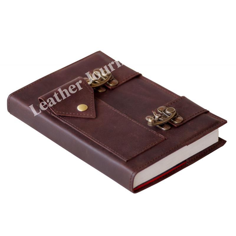 Soft Leather Journal New Classic Antique Style Pen Holder Leather ...